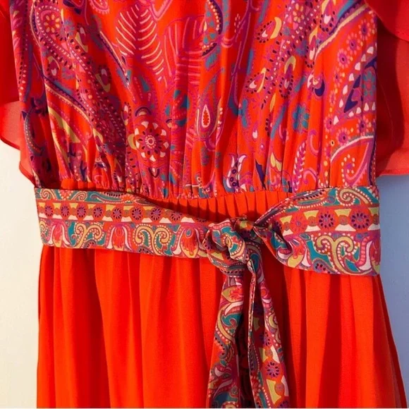 Anthropologie Maeve Orange Paisley
Maxi Dress - Picture 4 of 9